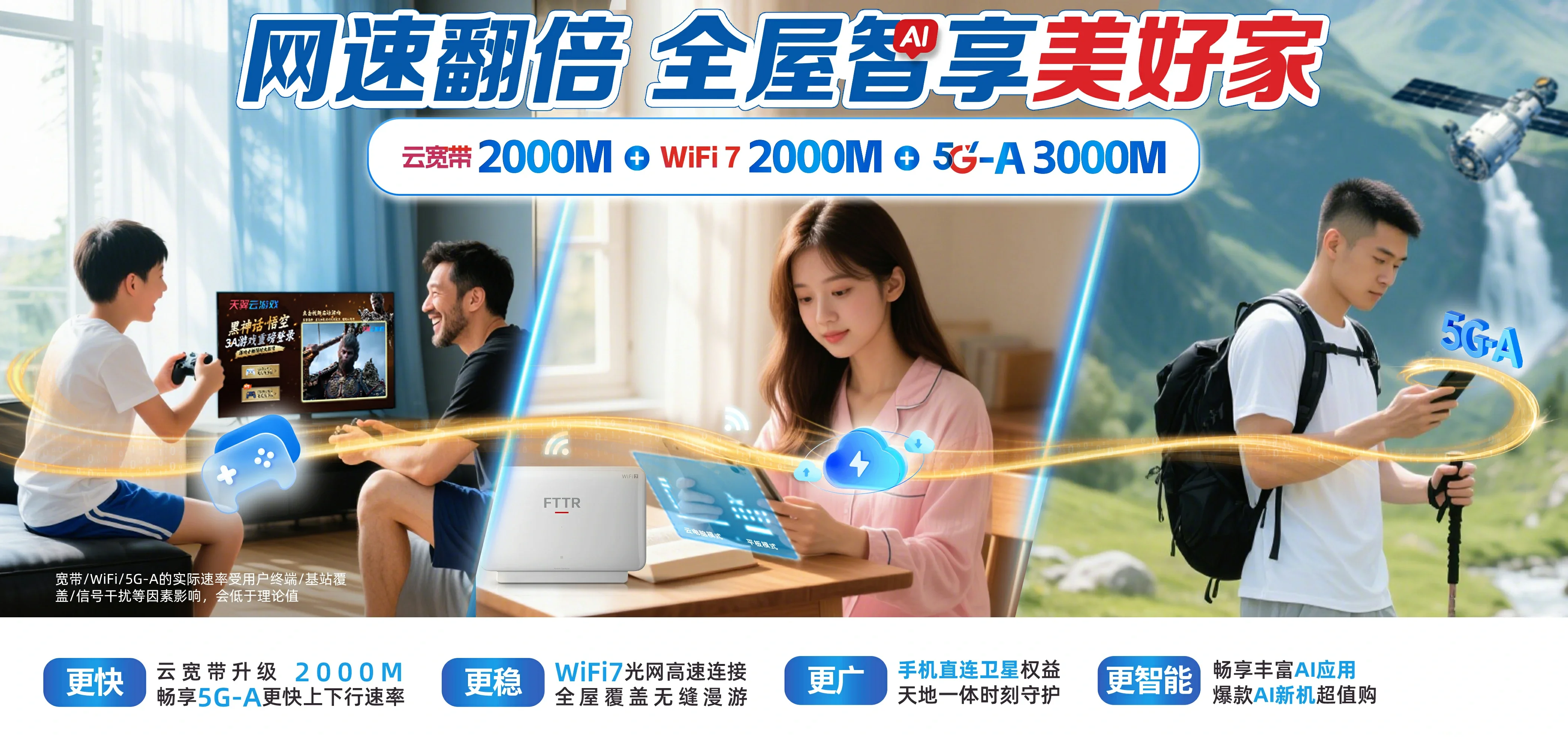 中国电信 花垣县电信宽带 宽带套餐